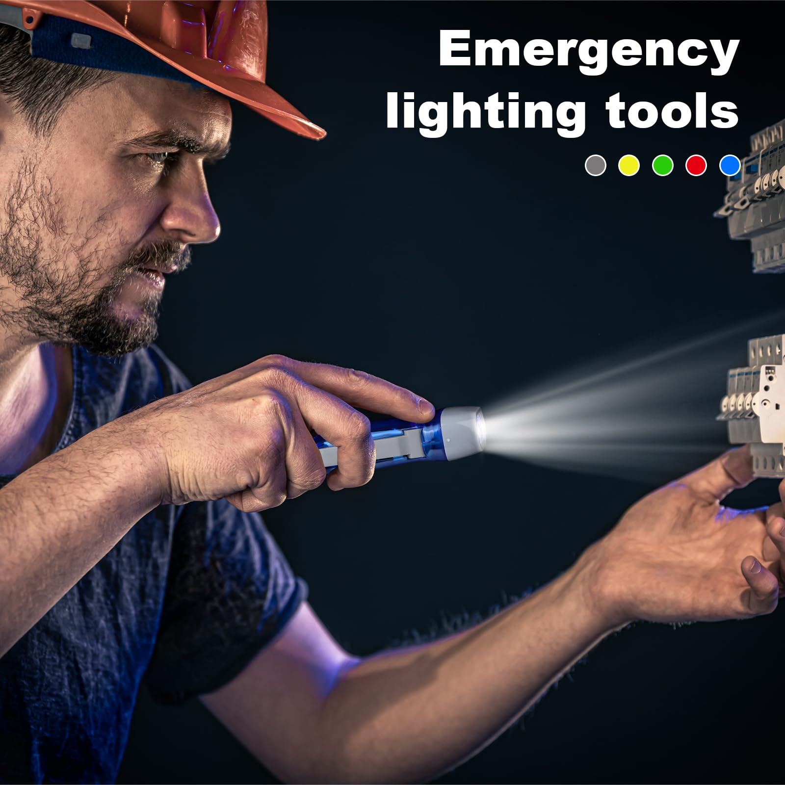 Droutti pocket-size flashlight fits in pocket for quick lighting during power outages.