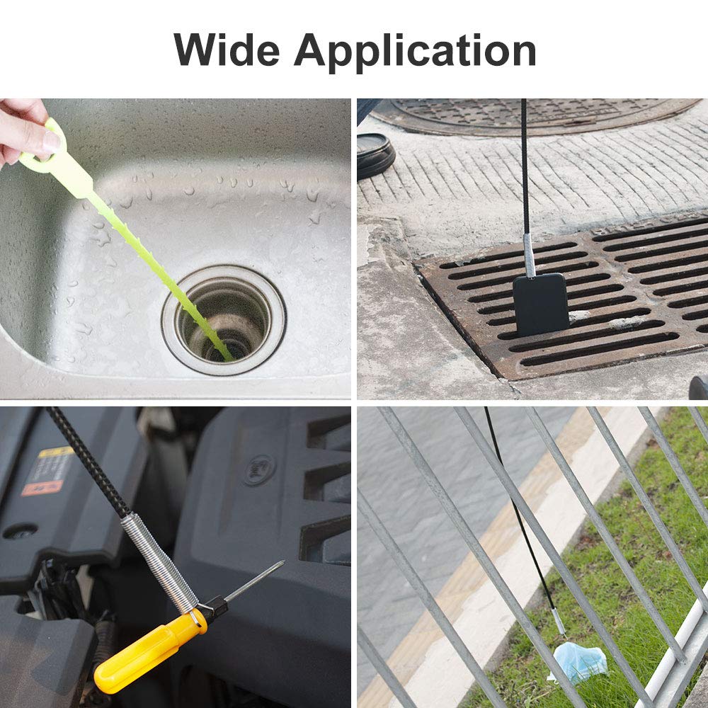 DR.PEN Drain cleaner sticks reach sinks and toilets to target clogs.