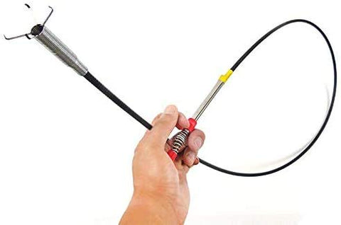 DR.PEN Flexible Grabber Claw with 63-inch reach to retrieve debris from hard-to-reach drains.