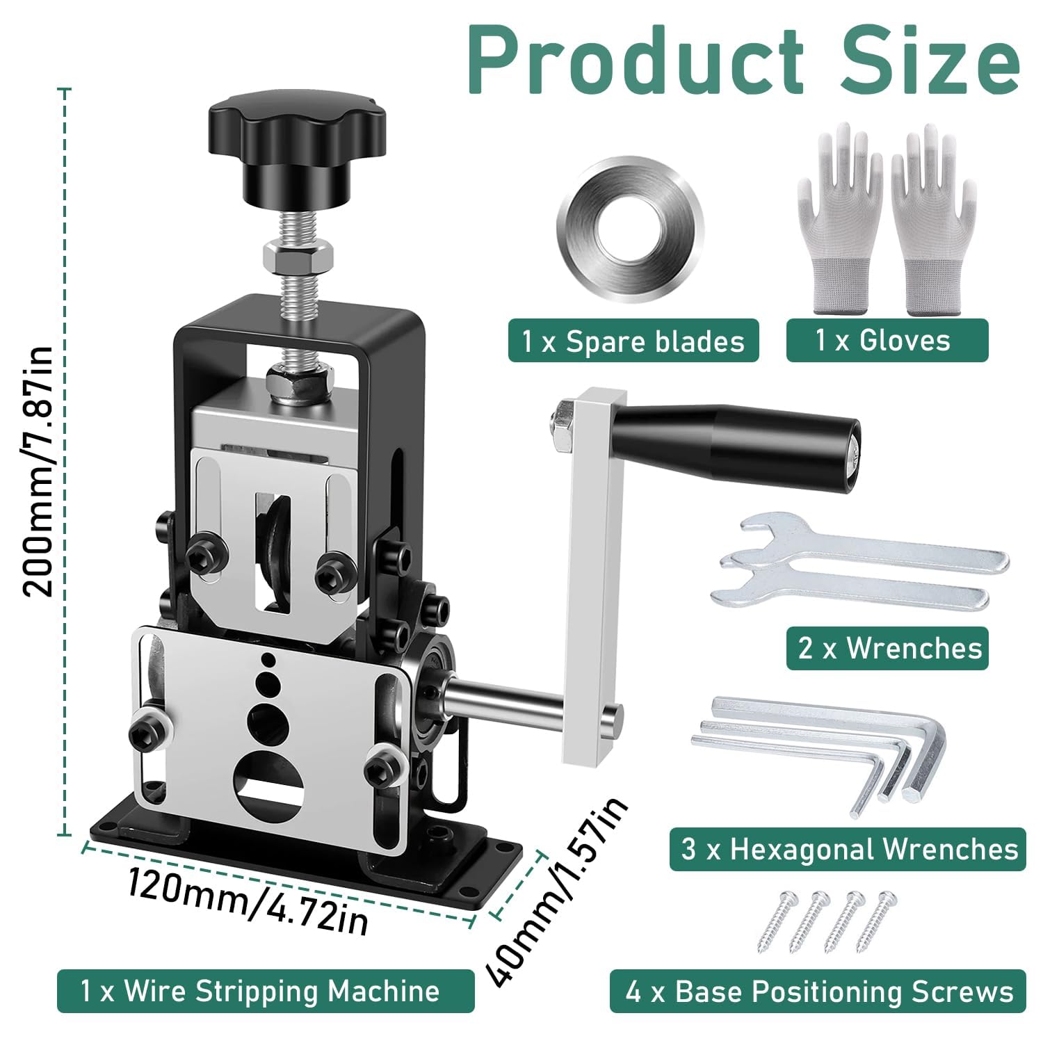 Drphiru wire stripper drill-powered setup for faster automatic cranking