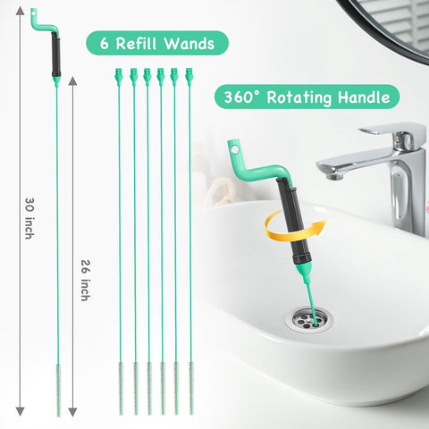 DrSnake rotating handle provides smooth 360-degree control for hair removal.