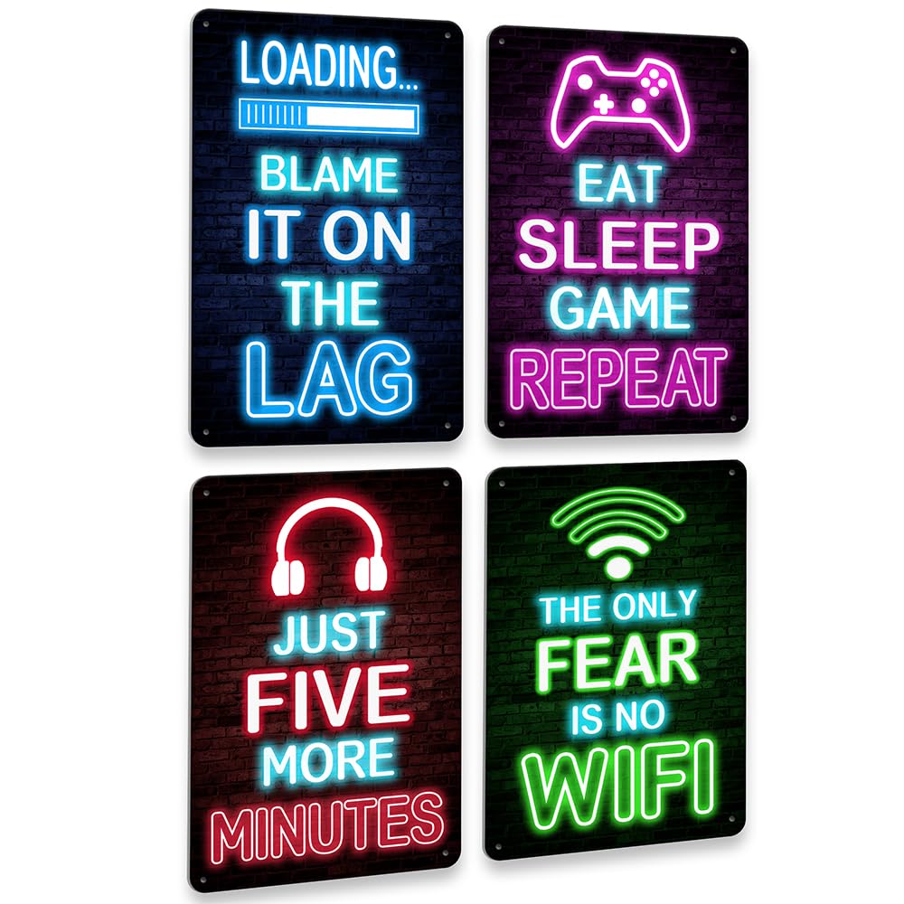 Drsoum neon gaming signs wall decor collection for bold teen rooms