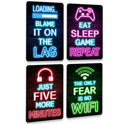 Drsoum neon gaming signs wall decor collection for bold teen rooms