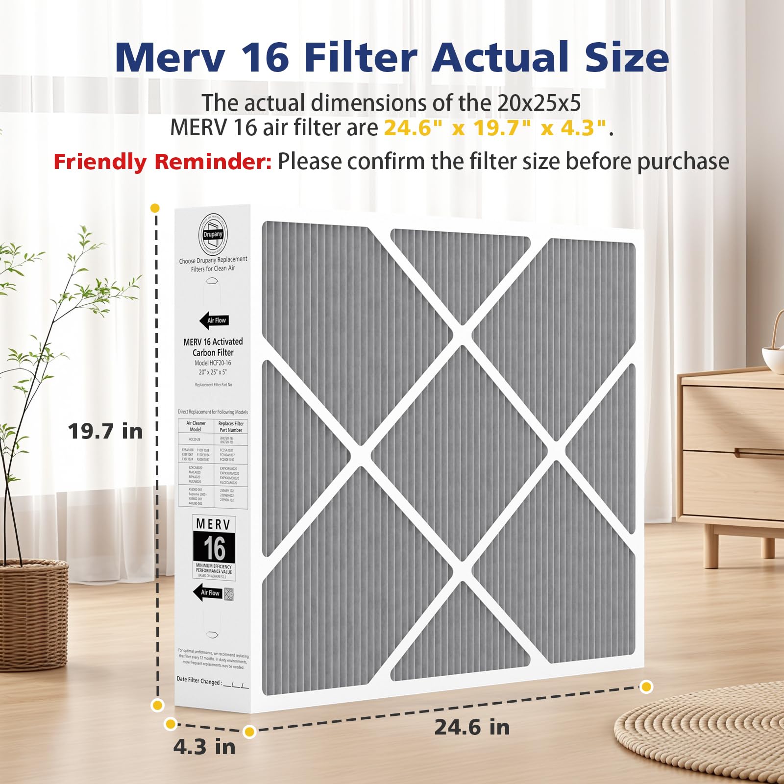 Drupany compatibility guide shows Lennox, Honeywell, Carrier, Trion options.