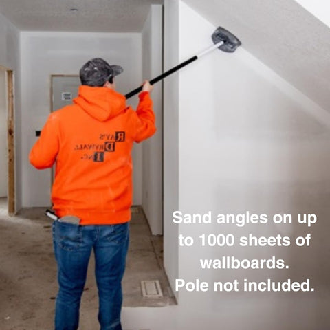 Drywall Ideas Drywall Corner Sander with pole integration highlights standard 3/4 in x 5 ACME threading