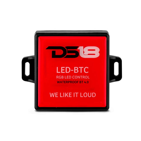 DS18 AUDIO LED-BTC controller front view for seamless RGB control on speakers
