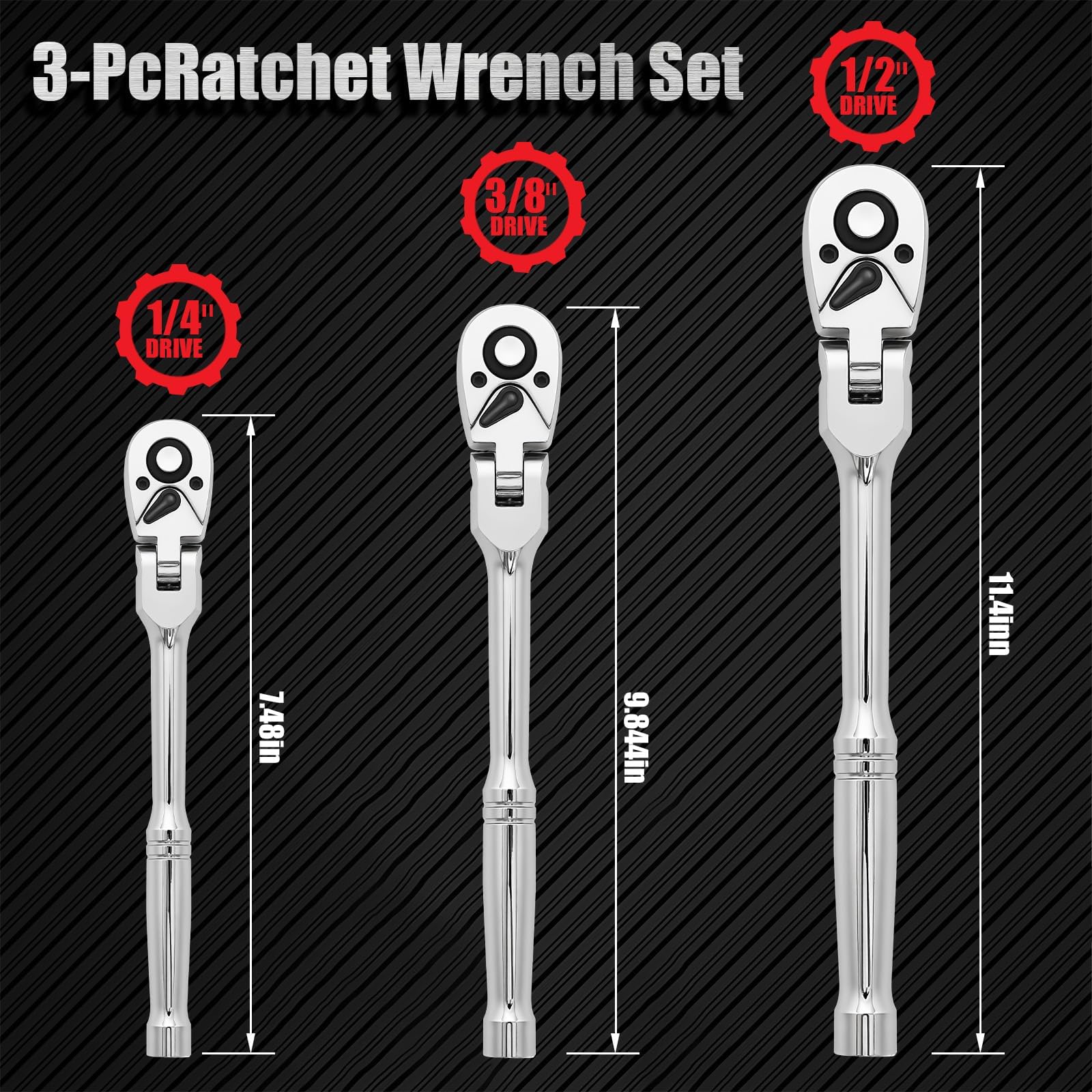DSBYKJ elbow ratchet 1/2 drive in action for automotive repairs.