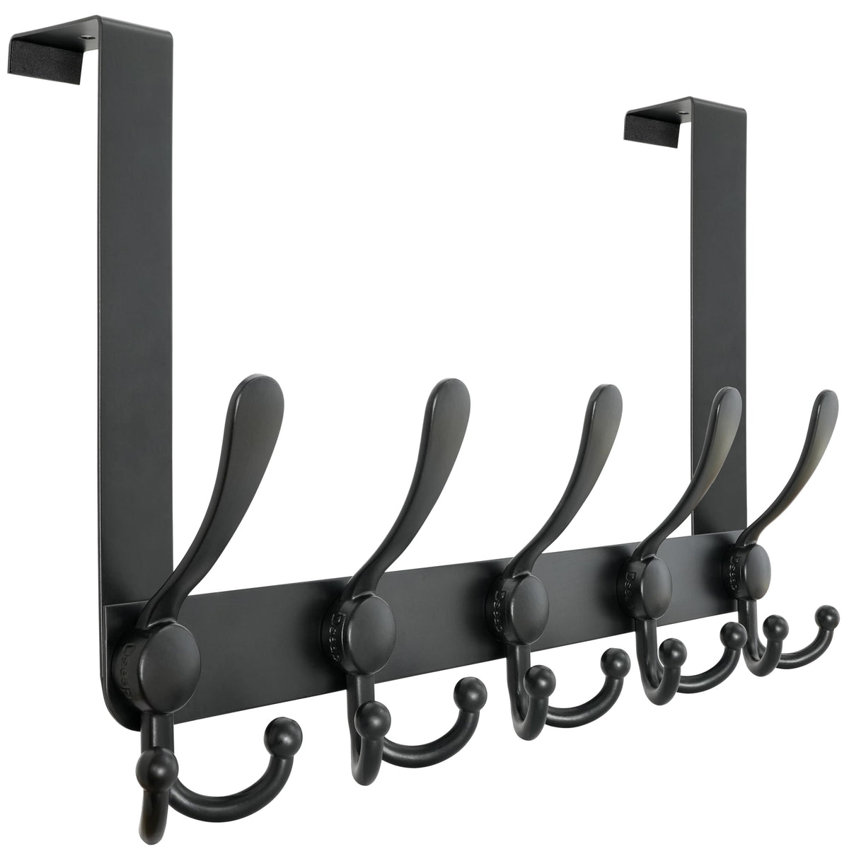 Dseap Over Door Hook 2.0 front view with five-tri hooks for organized storage