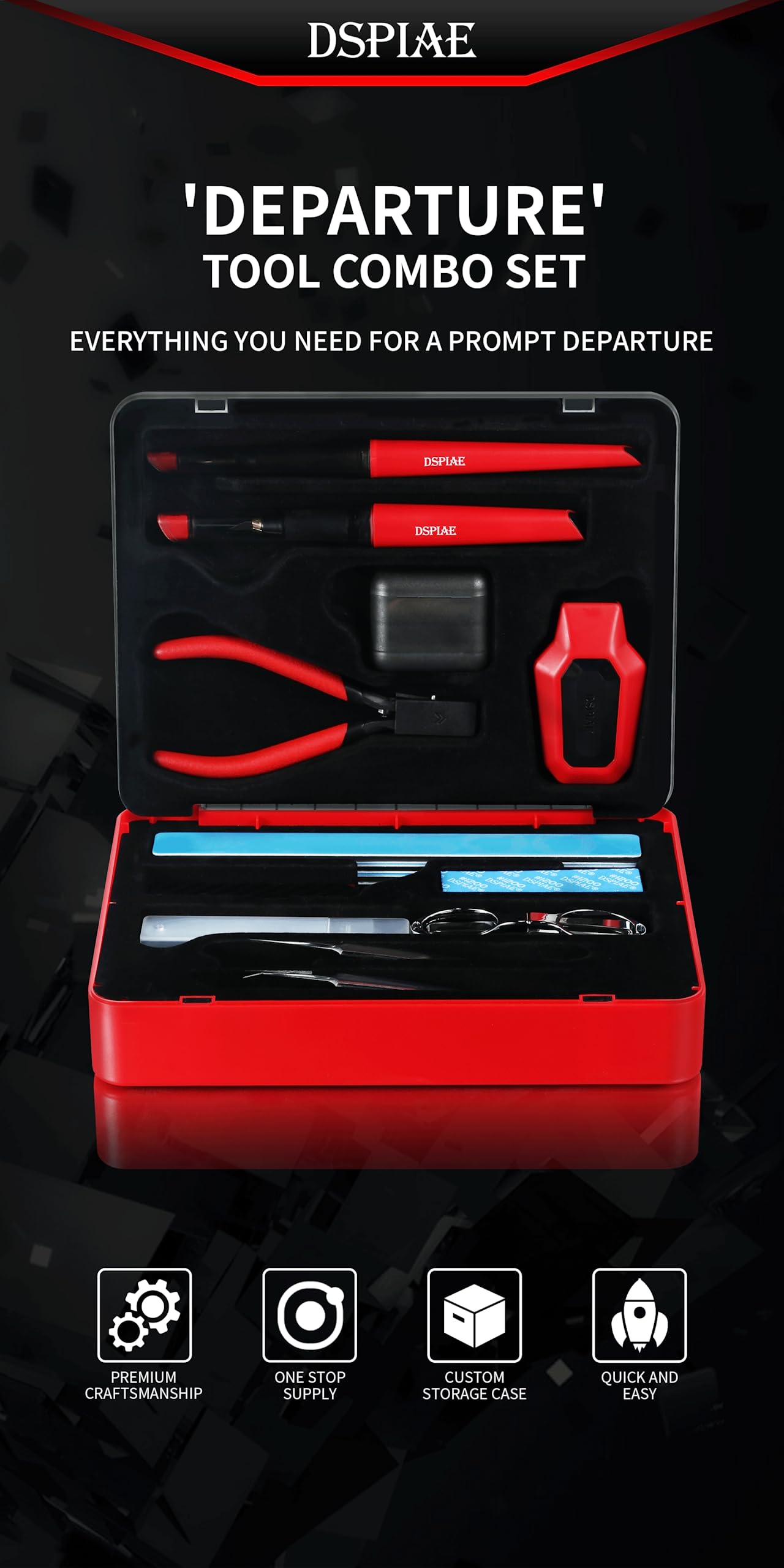 DSPIAE Departure Tool Set pin vise ideal for delicate tiny details.