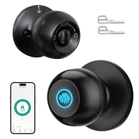 DSJJBLL fingerprint lock front view for secure keyless home entry