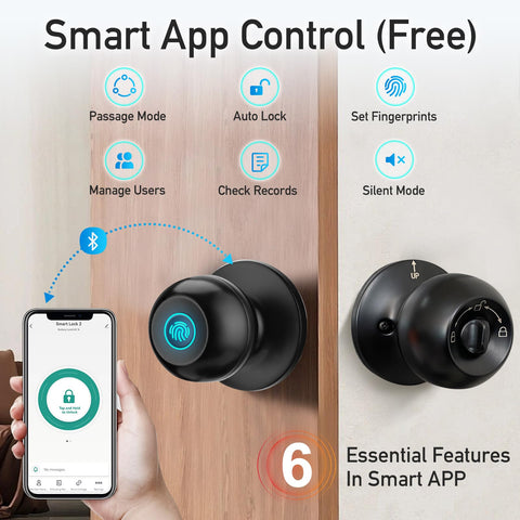 DSJJBLL rechargeable door lock installation for US doors