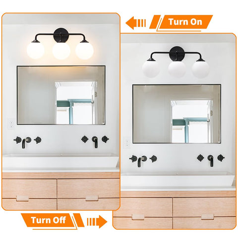 DSMJFU versatile vanity light suitable for bathroom, bedroom, kitchen, and living areas.