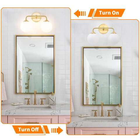 DSMJFU Versatile fixture brightens bathrooms, bedrooms, and living spaces.
