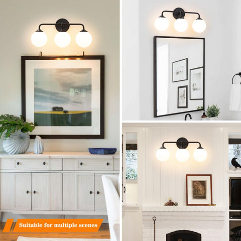 DSMJFU matte black wall sconce adds modern contrast to any room.