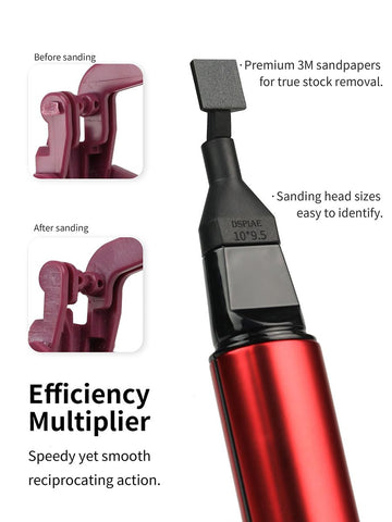 DSPIAE jewelry finishing sander reveals smooth edges and refined surfaces.
