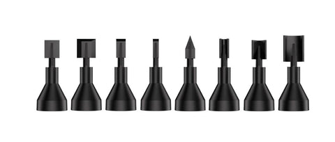 DSPIAE PRO sander accessories spread including sheets and adapters