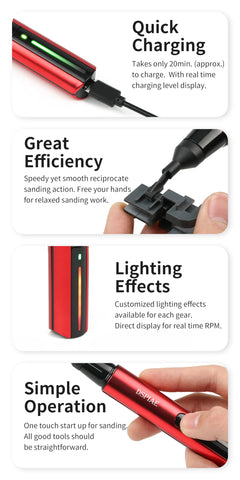 DSPIAE resin kit sanding supports gentle shaping without heat or gouges.