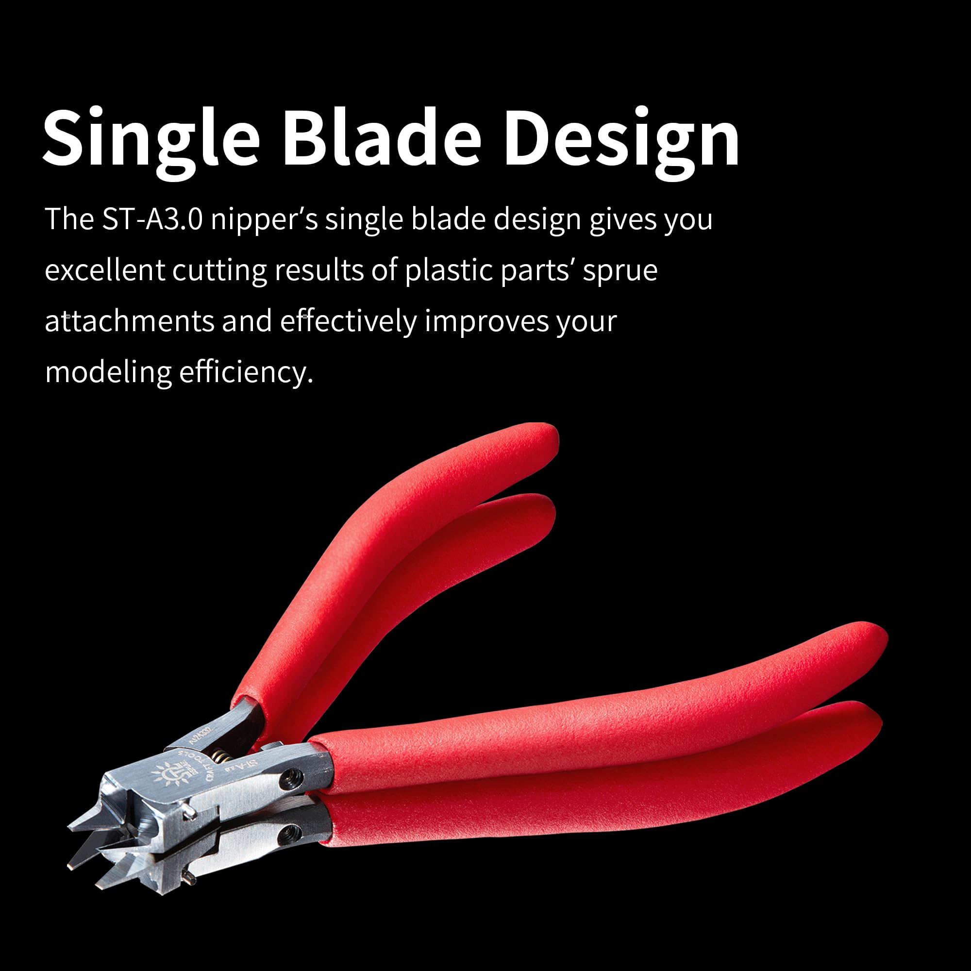 DSPIAE ST-A ergonomic handle detail for comfortable, extended use.