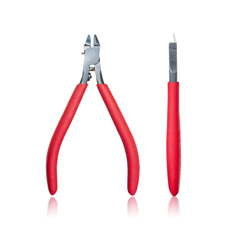 DSPIAE ST-A close-up of ultra-thin nipper blade for precise trimming.