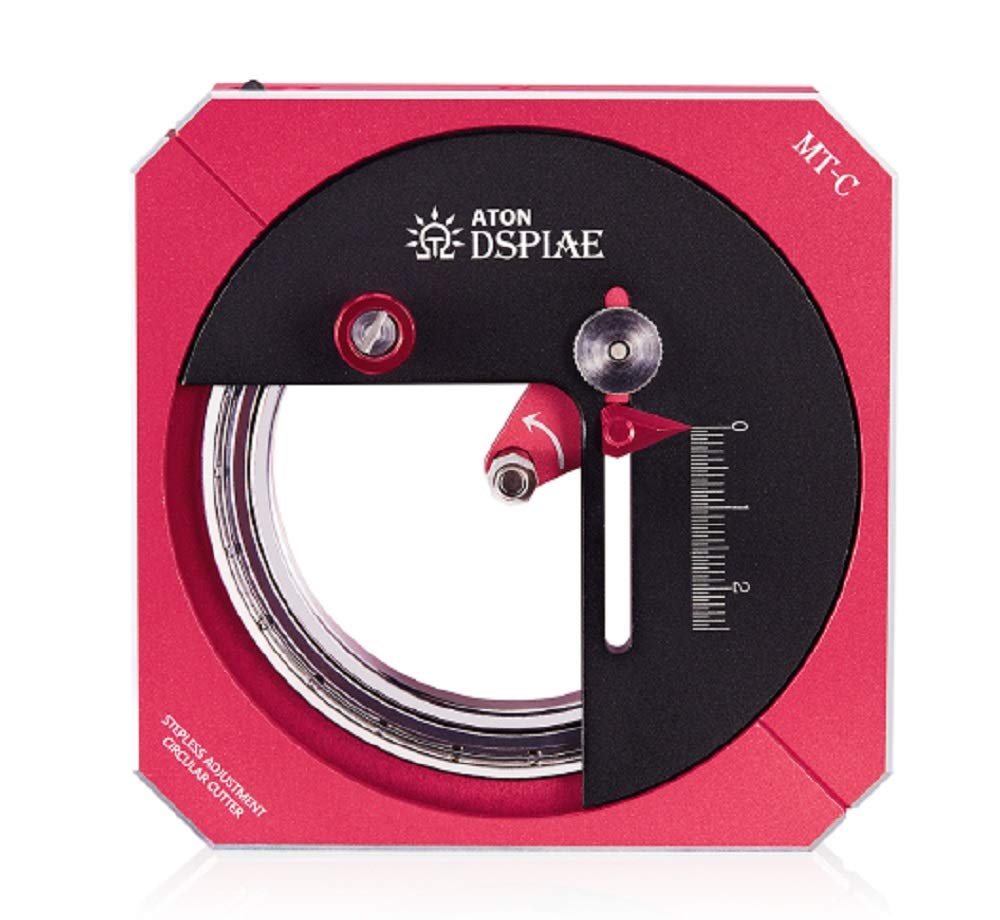 DSPIAE Stepless Circular Cutter front view for precise circle cutting.