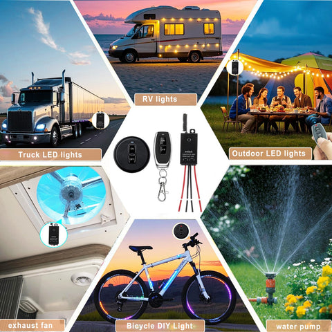 dstfuy versatile relay supports lights, motor, and security systems