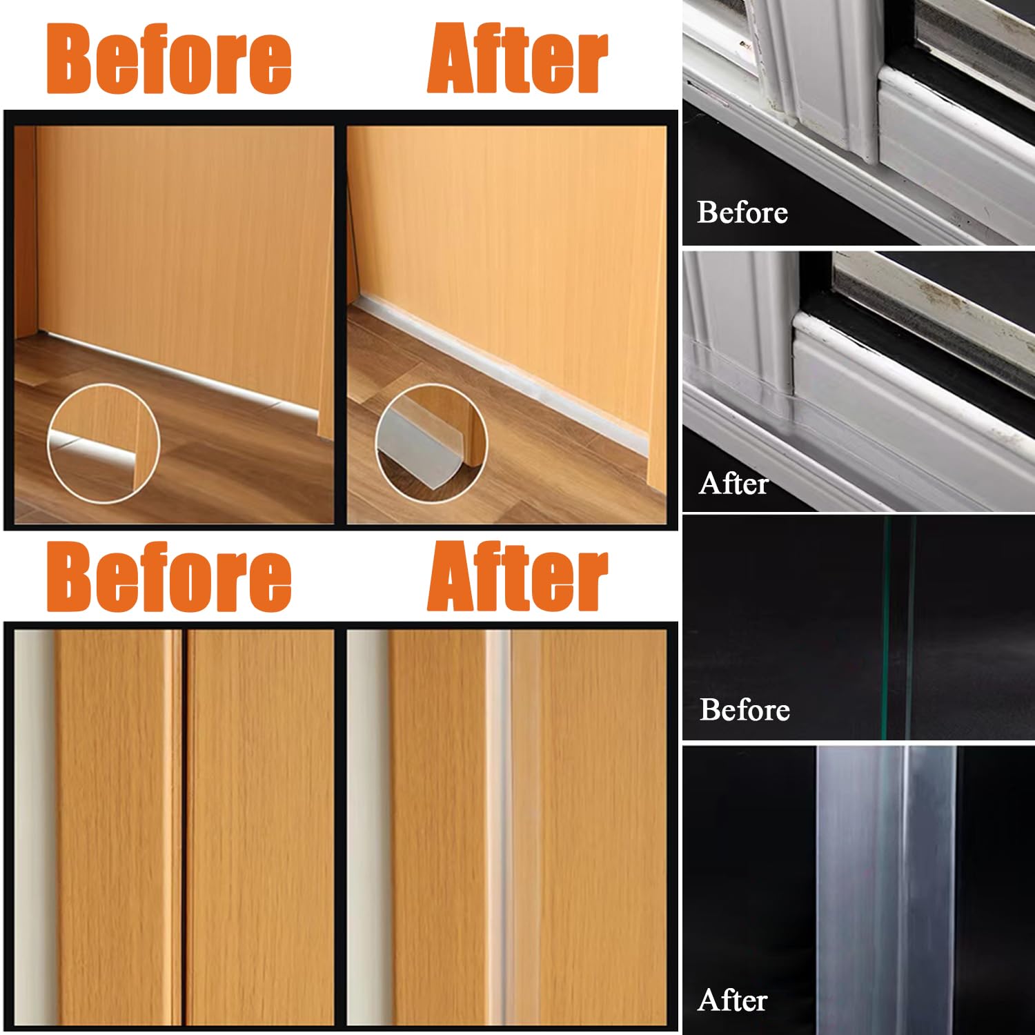 Dstorelhp cut-to-fit roll being trimmed for frameless doors.