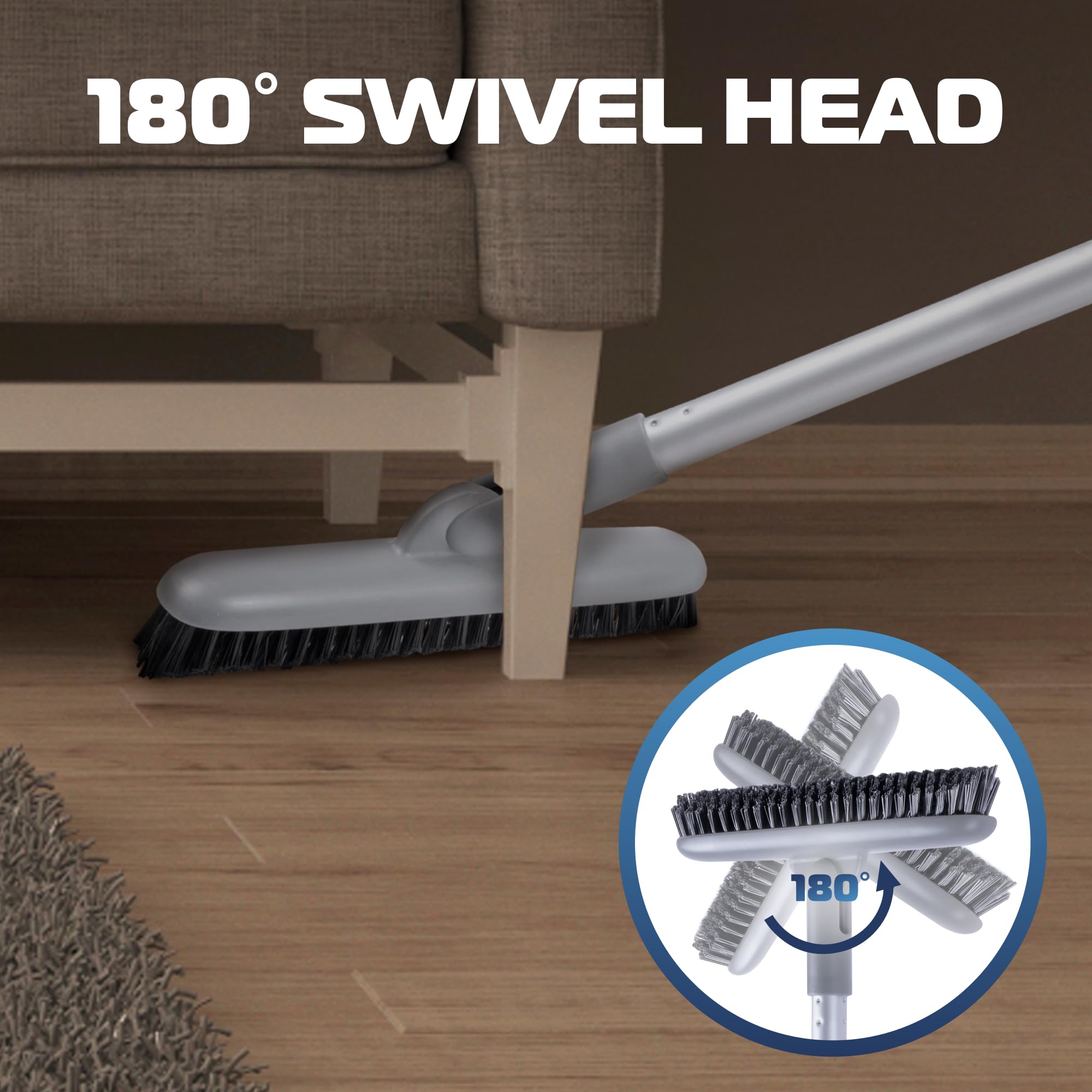 DSV Standard grout scrub brush cleans baseboards and corners efficiently