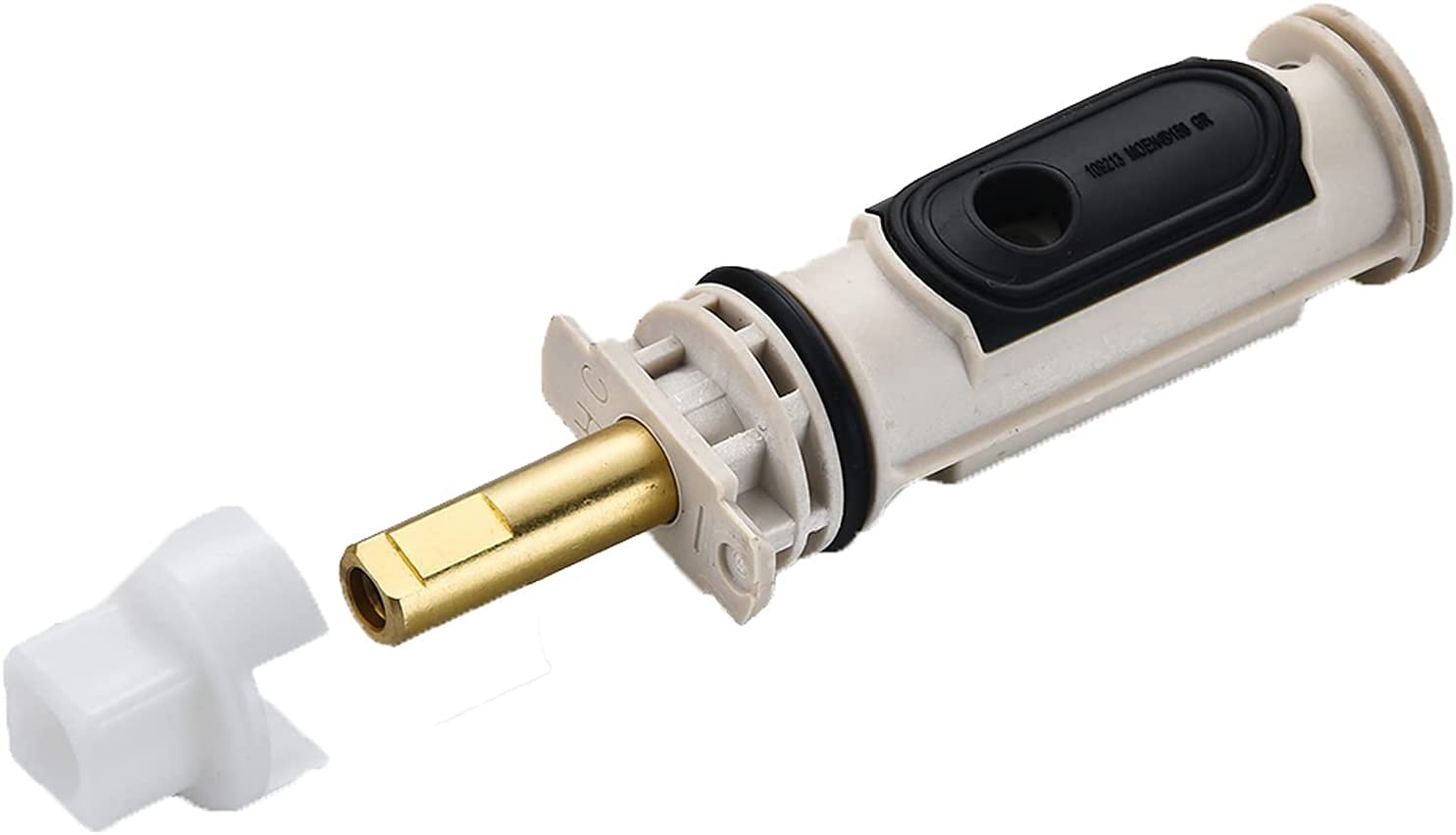 Brass and durable plastic construction of the 1222 cartridge
