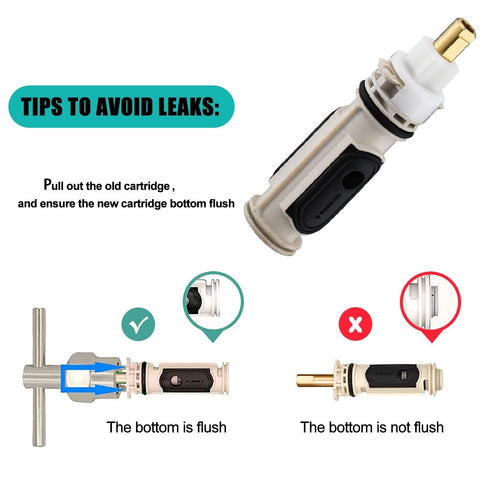 Compatible with Moen 1222 and 1222B fittings