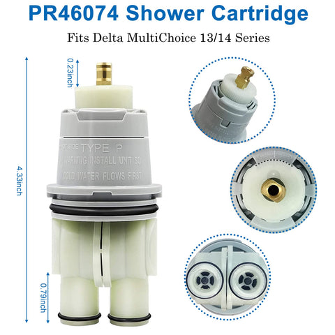 DSWJZDW RP46074 easy install with no tools for quick repair and minimal wall disruption.
