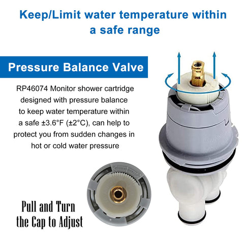 DSWJZDW RP46074 leak repair cartridge helps restore faucet function without extensive remodeling.