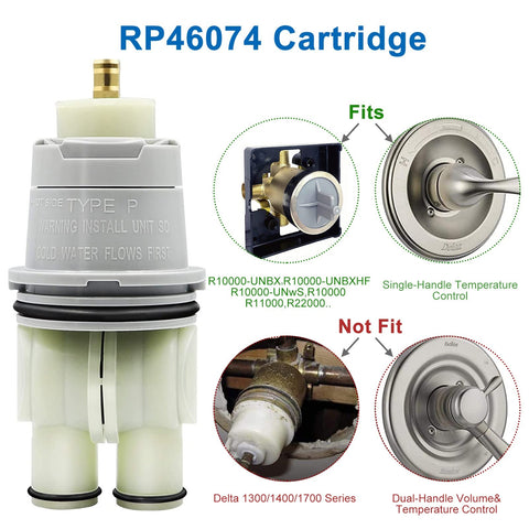 DSWJZDW RP46074 monitor pressure balance for safer water temperature during showers.