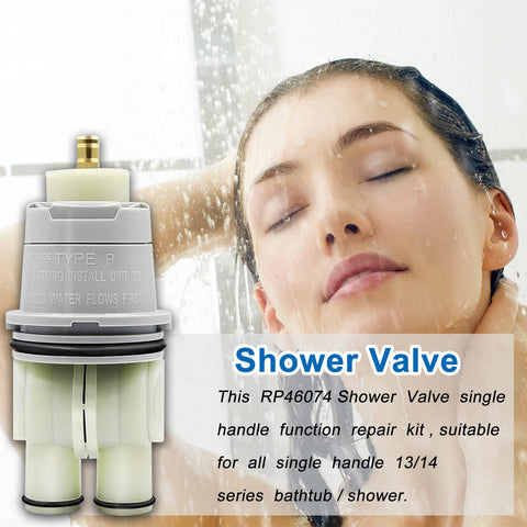 DSWJZDW RP46074 temperature-control helps maintain comfortable shower temps during use.