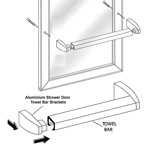 Dsyboko brackets fit Alumax Basco doors for seamless compatibility.