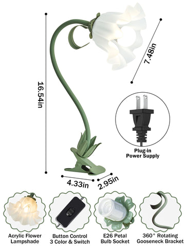 DSYHYL clip on makeup light for focused vanity tasks