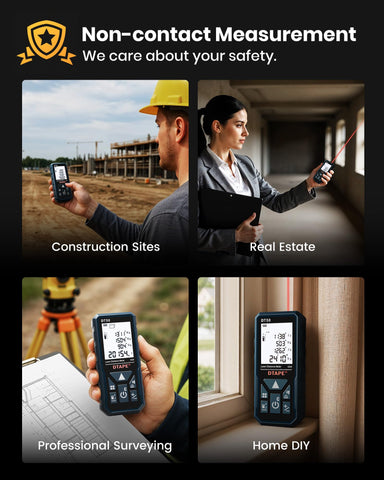 DTAPE IP54 rating protects against dust and splashes during site work.