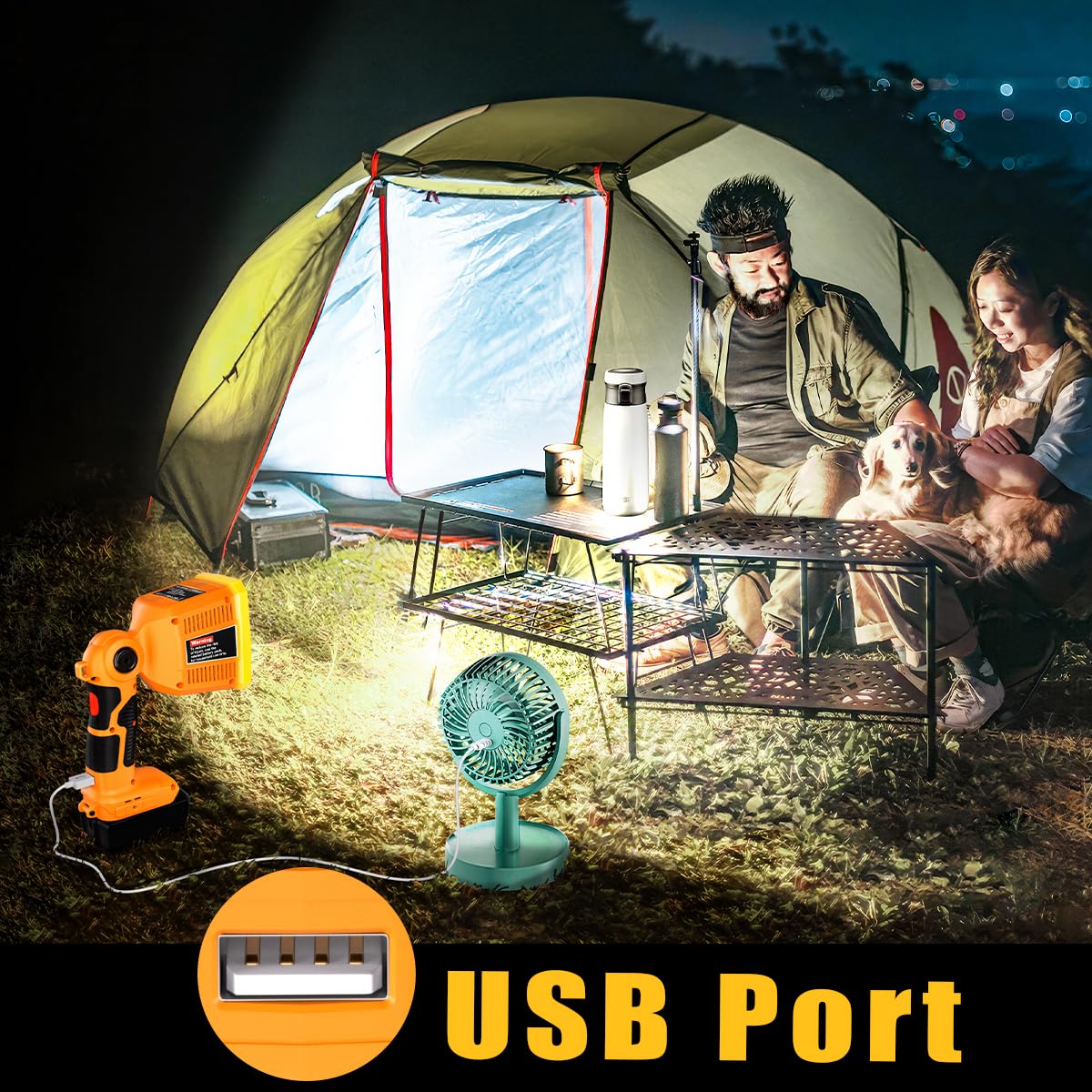 DTEZTECH LED flashlight in dual-mode at 1250 lumens for versatile brightness