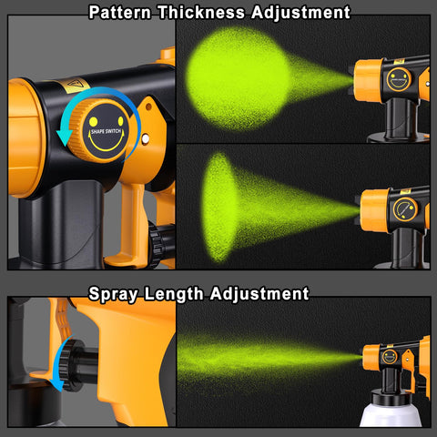 DTEZTECH three patterns and four nozzles offer precise coverage.