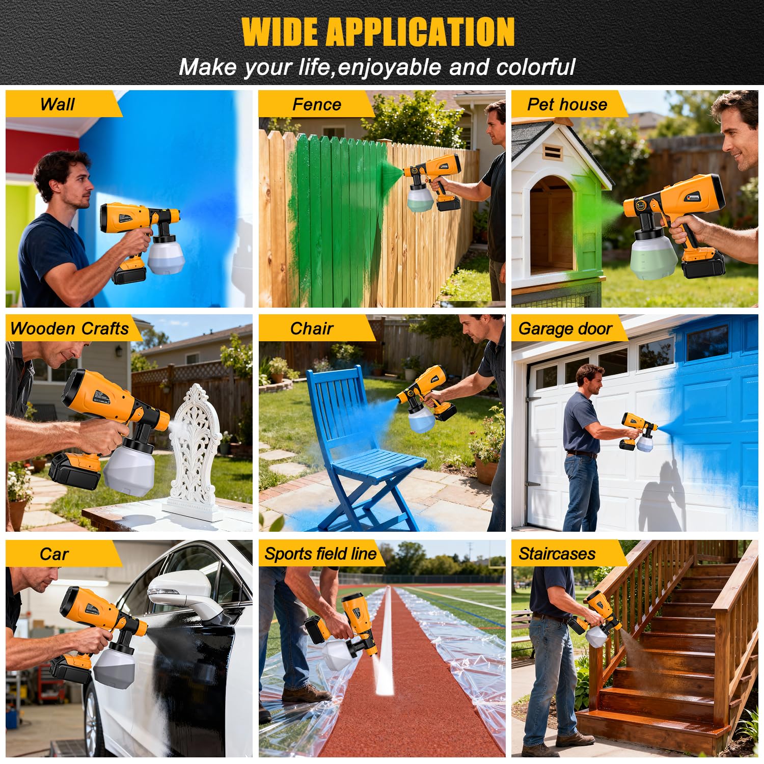 DTEZTECH portable lightweight design for cabinets, fences, and furniture.
