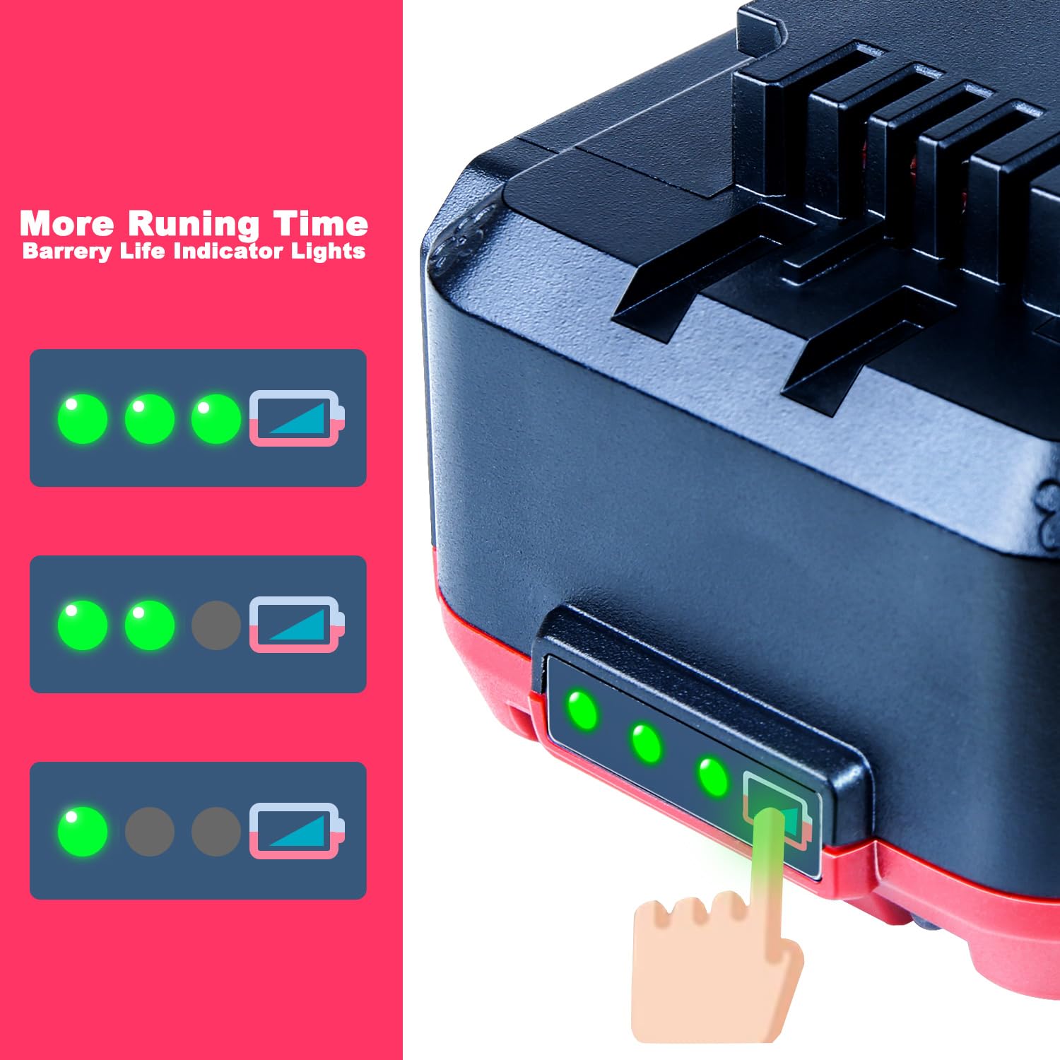 DTK Bauer 20V battery connectors demonstrate quick tool compatibility