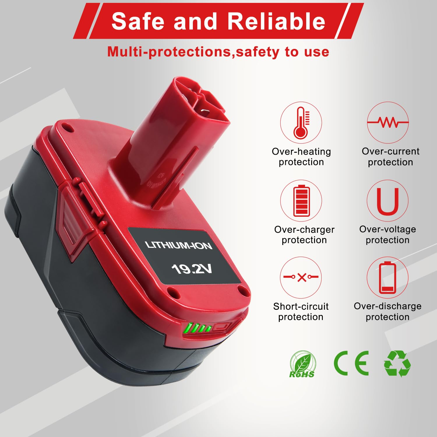 DTK C3 battery two-pack box ready for immediate use