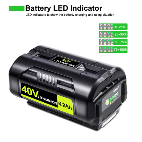 DTK Ryobi 40V battery silicone shell protects from dust and impacts.