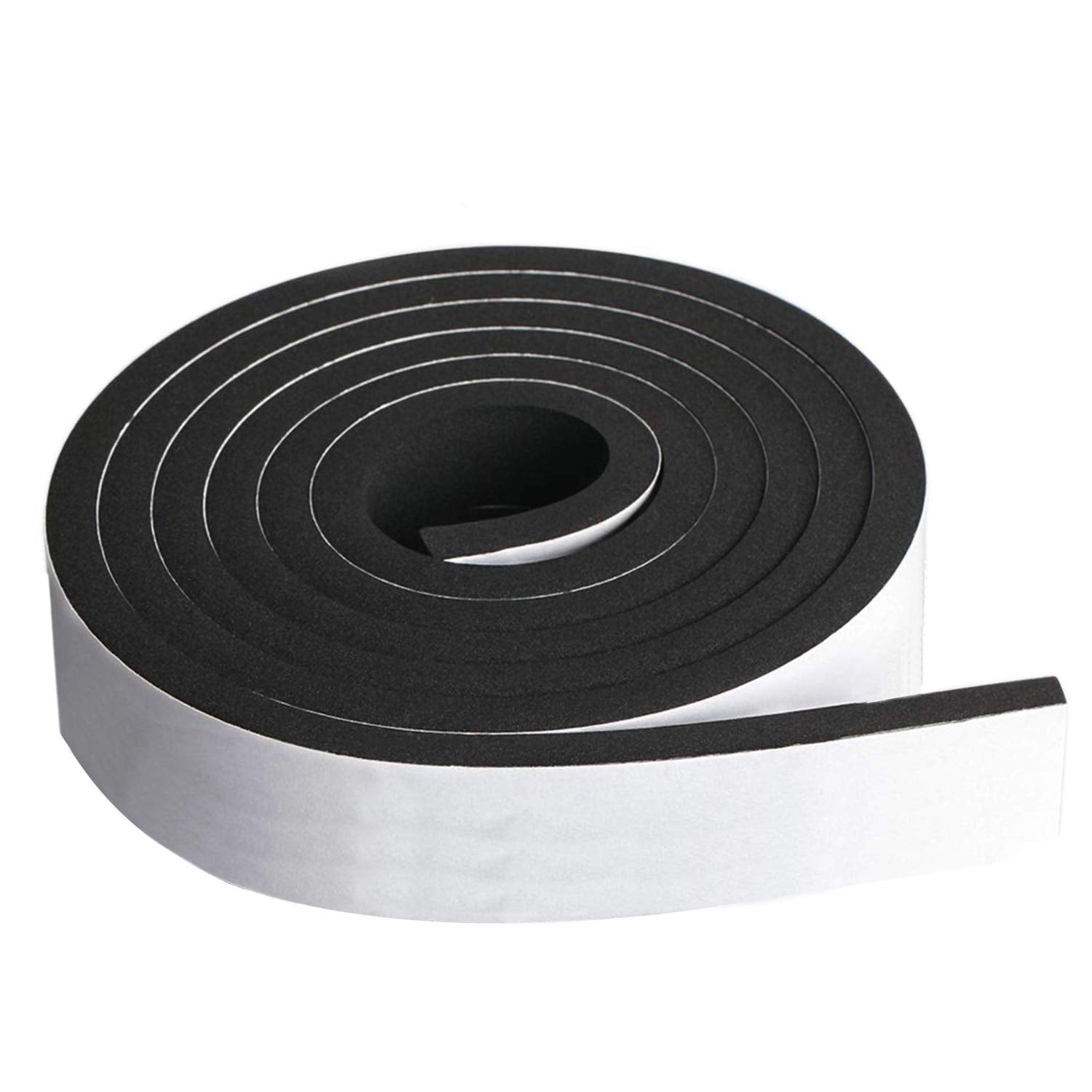 Dualplex neoprene foam strip roll offers durable 2-inch insulation for doors and windows.