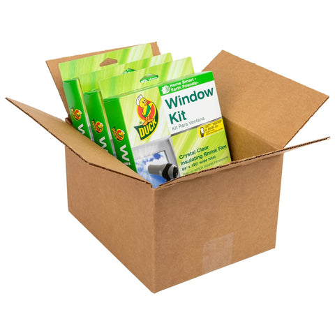 Duck Brand film removes cleanly at season end for easy storage.