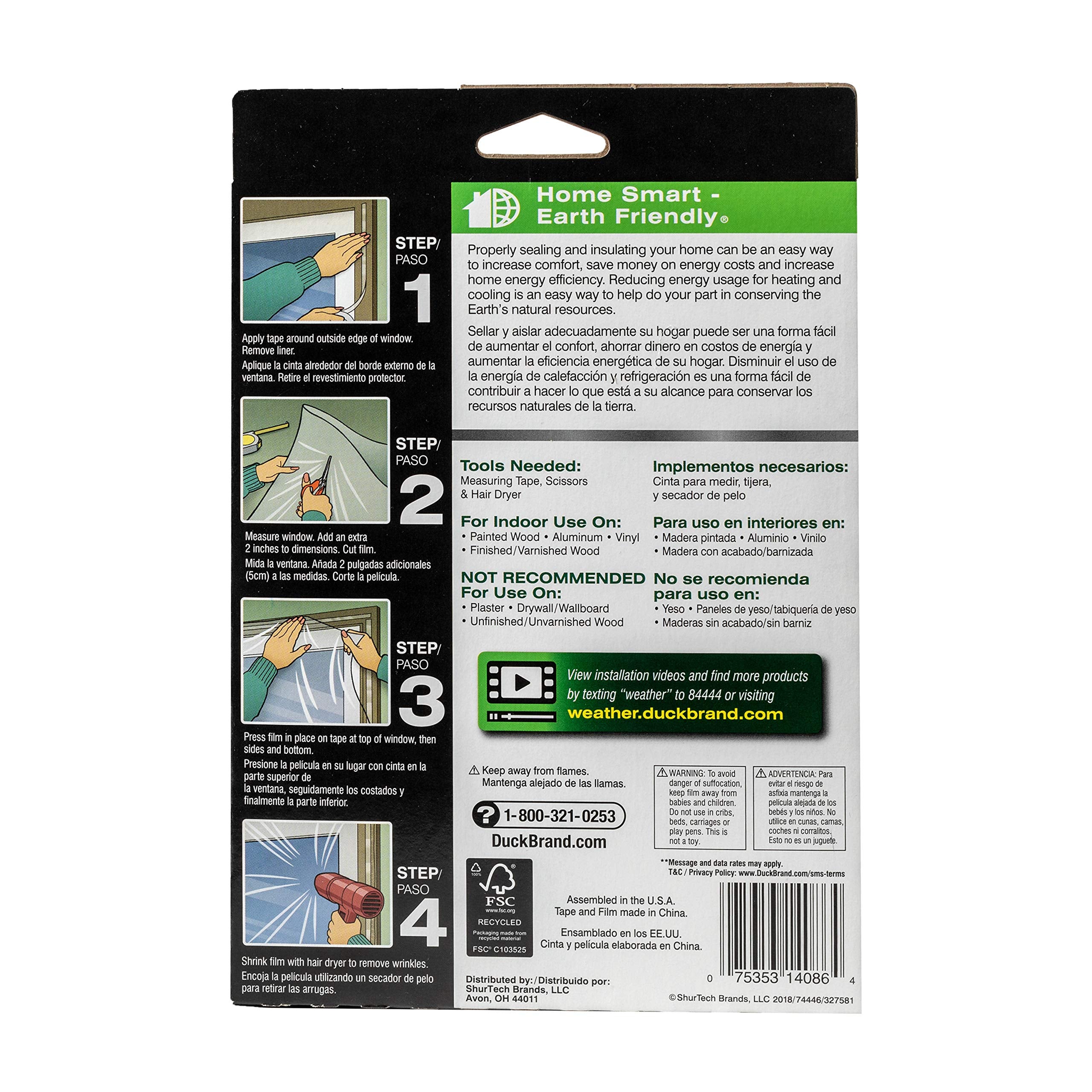 Duck heavy-duty film close-up showing puncture resistance for busy homes.