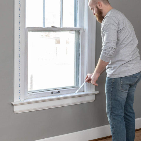 Duck window kit insulates up to ten 3-by-5-foot windows for energy efficiency.