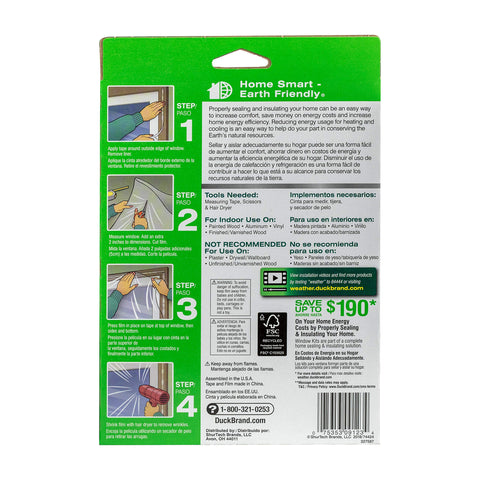Duck Window Kit half-inch tape roll for tight seals