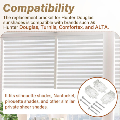 DuckcowsC 3-pack white brackets provide durable replacement parts for DIY fixes.