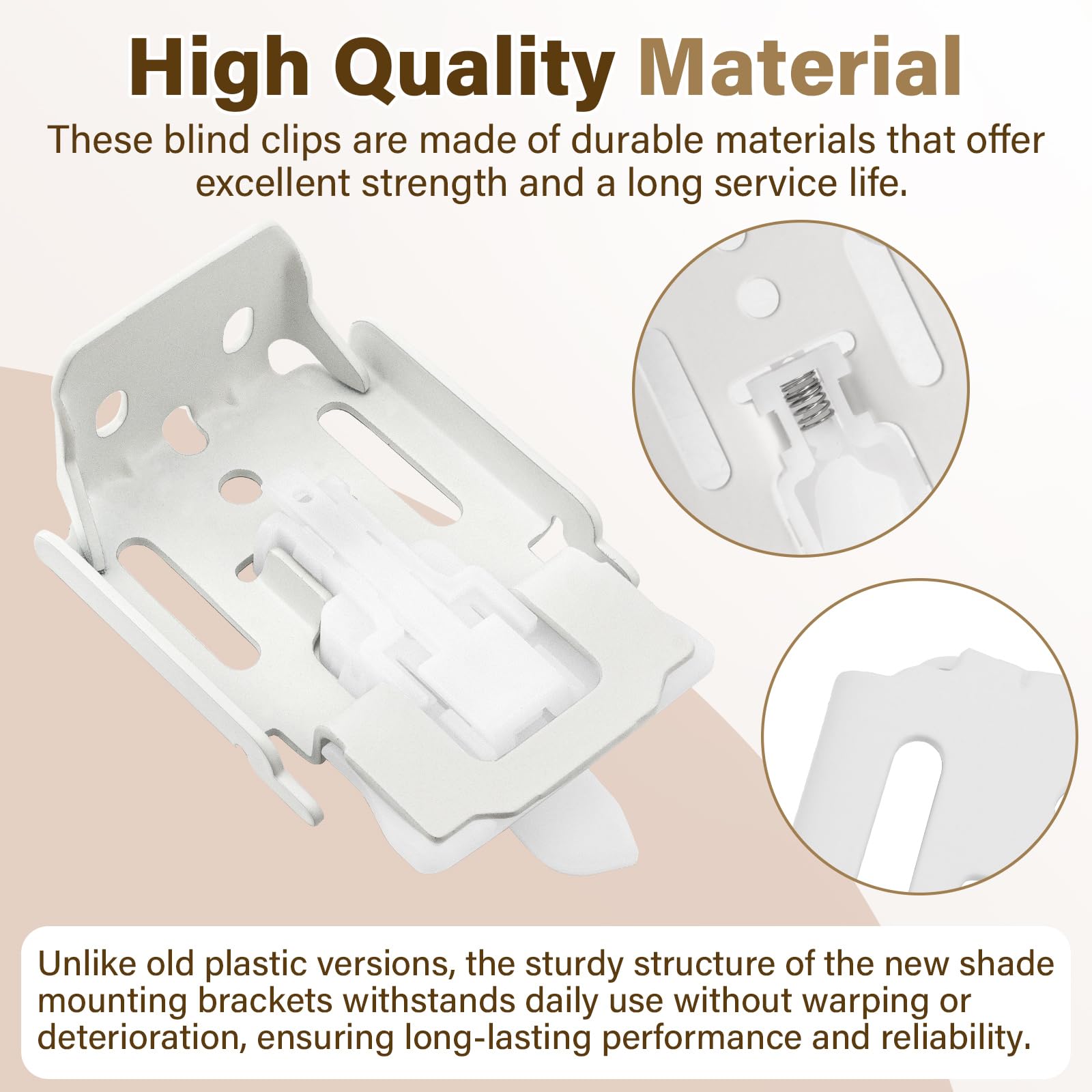 DuckcowsC metal brackets resist warping for daily shade use.