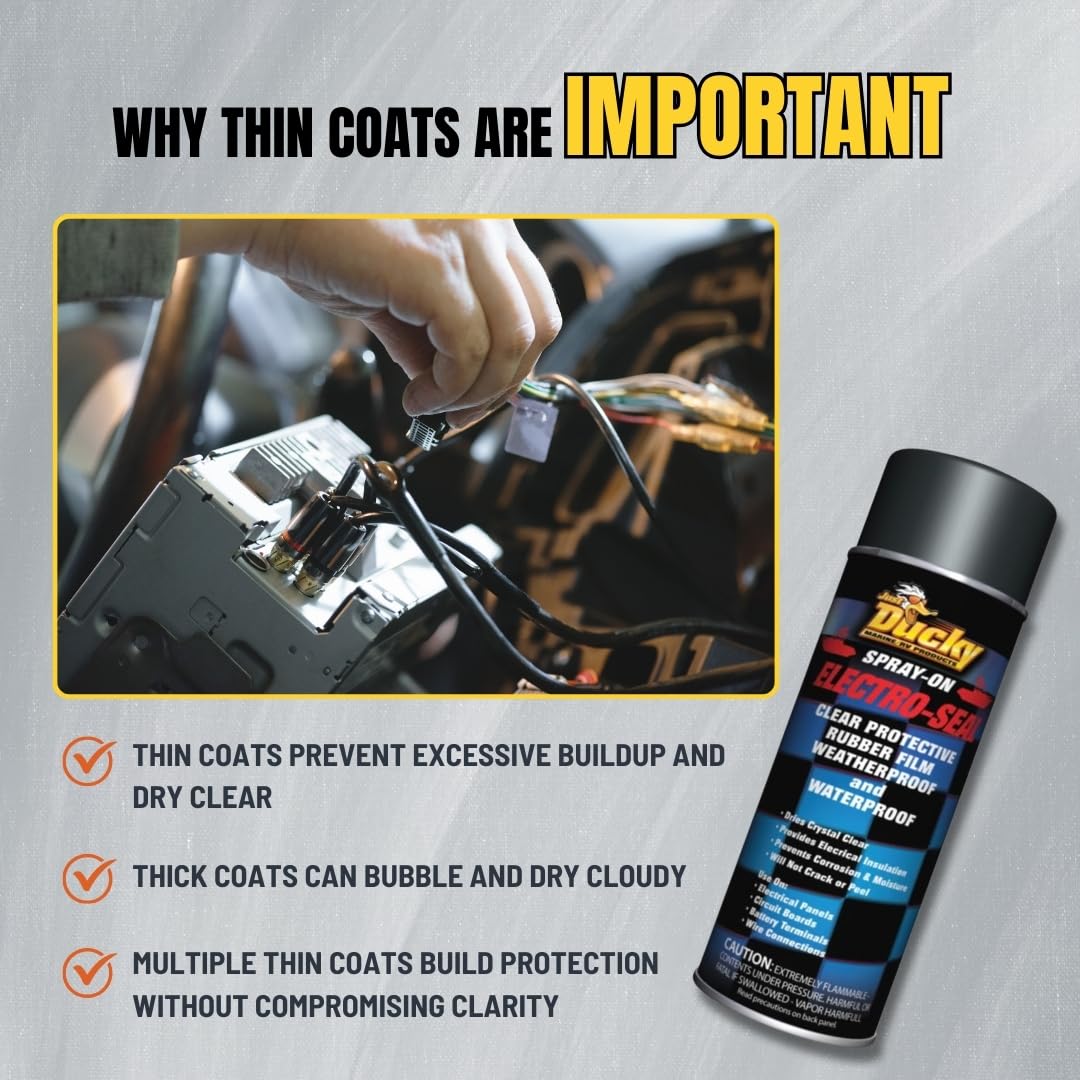 Ducky Products Electro-Seal protects rust-prone nuts and bolts with rubberized film